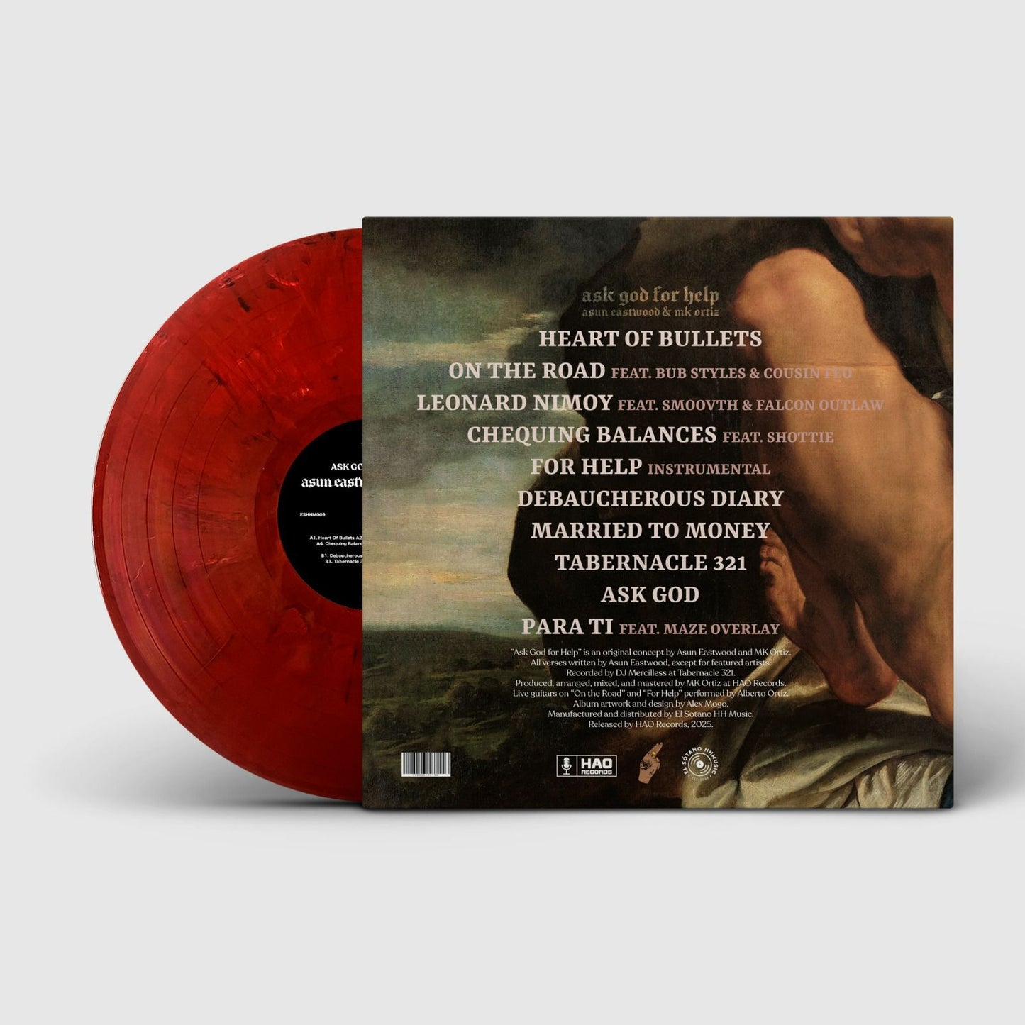 ASK GOD FOR HELP VINYL (LIMITED ARTIST COPIES)